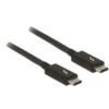 USB-C-Kabel mit Thunderbolt 3 Stecker an beiden Enden.