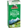 Grüne Packung mit Berglandschaft, enthält 1,5% fettarme H-Milch von Berchtesgadener Land.