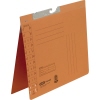 Pendelhefter in Orange mit Klemmbrett und Zahlenreihe zur Ablage von Unterlagen.