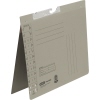 Pendelhefter in Grau mit Beschriftungsfeldern und seitlicher Ablage für Dokumente.