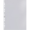Transparente Prospekthülle im DIN A4 Format mit seitlichen Lochungen für einen Ordner.