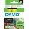 DYMO® Schriftbandkassette D1 6 mm x 7 m (B x L) gelb Produktbild pa_produktabbildung_2 S