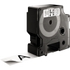 DYMO® Schriftbandkassette D1 24 mm x 7 m (B x L) Kunststoff, 100 % recycelt weiß schwarz Produktbild pa_produktabbildung_1 S