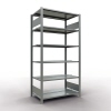 SCHULTE Grundregal MULTIplus150 beidseitig verwendbar silber Produktbild pa_produktabbildung_2 S