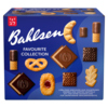 Kartonverpackung der Bahlsen Gebäckmischung Favourite Collection mit verschiedenen Keksen.