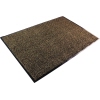 Braune Schmutzfangmatte für den Innenbereich mit strukturiertem Flor und stabiler Unterseite.