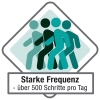 Floortex Starke Frequenz über 500 Schritte pro Tag