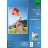 Fotopapier-Paket mit 50 Blatt, 170 g/m², hochglänzend, Design mit einem Foto und bunten Ballons.