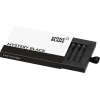 Schwarze Box mit Aufschrift "MYSTERY BLACK", die acht Tintenpatronen enthält.