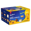 Verpackung der Bahlsen Gebäckmischung Unsere Keks-Familie in einem bunten Karton.