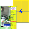 Avery Zweckform Universaletikett 105 x 148 mm (B x H) gelb Produktbild pa_produktabbildung_1 S