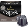 Espressokapsel in Aluminiumverpackung, präsentiert als Produktabbildung mit zehn Kapseln.