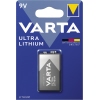 9V Lithium-Batterie in Verpackung mit typischer Form und Markendetails.