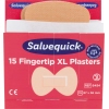 Nachfüllset für Pflasterspender mit 15 Fingerspitzen-Pflastern in roter Verpackung.