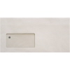 Beige Briefumschlag im DIN lang Format mit transparentem Fenster auf der Vorderseite.