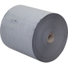 Thermokassenrolle in grau, zylindrisch, mit einem Durchmesser von 57 mm und einer Länge von 18 m.