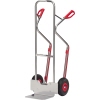 Aluminium Sackkarre mit Sicherheitsgriffen und Luftreifen, für den Transport von Gütern.