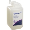 Transparente Flasche mit Shampoo für Hände, Körper und Haare, 1000 ml.