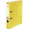 Gelber Ordner aus Spezial-Kraftpapier mit verstärkter Hebelmechanik, DIN A4, 50 mm.