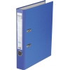 Blauer Ordner mit 50 mm Rückenbreite und Beschriftungsmöglichkeit auf der Vorderseite.
