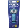 Varta Stirnlampe Outdoor Sports H10 Pro in Verpackung mit Details zu Leuchtkraft und Funktionen.