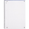 Karierter Collegeblock im DIN A4+ Format mit Spiralbindung und Rand, sichtbare Vorderseite.