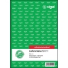 Lieferscheinbuch mit grüner Covergestaltung und der Aufschrift "Lieferscheine SD 011".