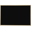 Schwarze Kreidetafel mit Holzrahmen, Größe 90 x 60 cm, für vertikale oder horizontale Montage.