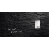 SIGEL Glasboard Artverum 91 x 46 x 1,5 cm (B x H x T) hochglänzend design Schiefer Stone Produktbild pa_anwendungsbeispiel_1 S
