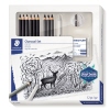 STAEDTLER® Zeichenset Mars® Lumograph® Kohle 100C Produktbild pa_produktabbildung_1 S