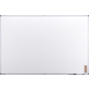 Weißes Whiteboard mit silbernem Rahmen, geeignet zur Wandmontage, in der Größe 90 x 60 cm.