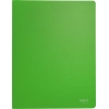 Grünes Sichtbuch mit glatter Oberfläche und Klarsichthüllen, geeignet für Dokumente und Unterlagen.