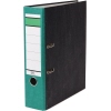 Ordner im Wolkenmarmor-Design in grün und schwarz, DIN A4, 80 mm Rückenbreite.