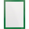 Grüner Magnetrahmen DIN A4 mit weißer Fläche, geeignet für doppelseitige Dokumentenpräsentation.