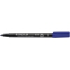 Blauer Folienstift mit schwarzem Gehäuse für Overhead-Projektion.