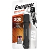 Taschenlampe mit ergonomischem Design, auf Verpackung abgebildet, zeigt Lichtstärke von 300 Lumen.