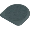 Ergonomisches, anpassungsfähiges Luftkissen in Halbkreisform mit strukturierter Oberfläche.