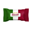 Biscotti in einer bunten Verpackung mit italienischen Farbstreifen und dem Schriftzug "Biscotti".