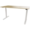 Schreibtisch se:lab e-desk 1.400 x 650-1.280 x 900 mm (B x H x T) eiche hell weiß Produktbild pa_produktabbildung_1 S