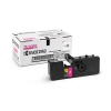 Tonerpatrone in Magenta TK-5430M mit Verpackung im Hintergrund.