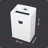 HSM® Aktenvernichter Pure 420 Produktbild pa_anwendungsbeispiel_1 S