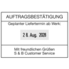 5480 Zeigt ein Beispiel des Stempelabdruckes