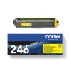 Gelber Brother Toner TN-246Y in Verpackung, auf weißem Hintergrund.