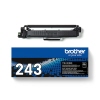 Schwarzer Brother Toner TN-243BK mit Verpackung und Produktinformation im Bild.