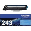 Cyan-Toner Cartridge TN-243C von Brother mit Verpackung, Produktabbildung.