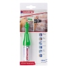 Blisterverpackung des edding Bohrloch Spraymarkers mit grünem Sprühkopf und Anwendungshinweisen.