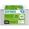 DYMO Vielzwecketiketten 32 x 57 mm in Verpackung mit einer Beschriftung über Produktdetails.