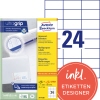 Avery Zweckform Universaletikett ultragrip 70 x 37 mm (B x H) Produktbild pa_produktabbildung_1 S