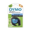 Blaue DYMO Schriftbandkassette LT 12 mm x 4 m in Kunststoffverpackung.