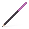Bleistift in schwarz/pink mit ergonomischer Dreieckform und Soft-Grip-Zone.